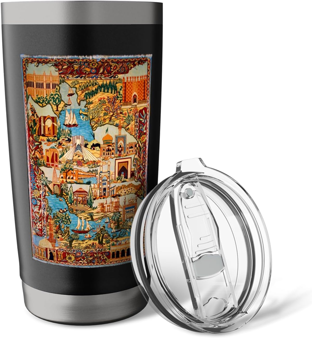 Persian Rug Landmarks Kashmar Stainless Steel Insulated Tumbler - Image 5