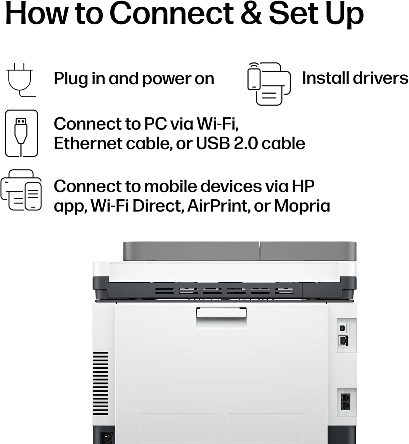 HP Color LaserJet Pro MFP 3301fdw Wireless All-in-One Color Laser Printer, Office Printer, Scanner, Copier, Fax, ADF, Duplex, Best for office (499Q5F) - Image 10
