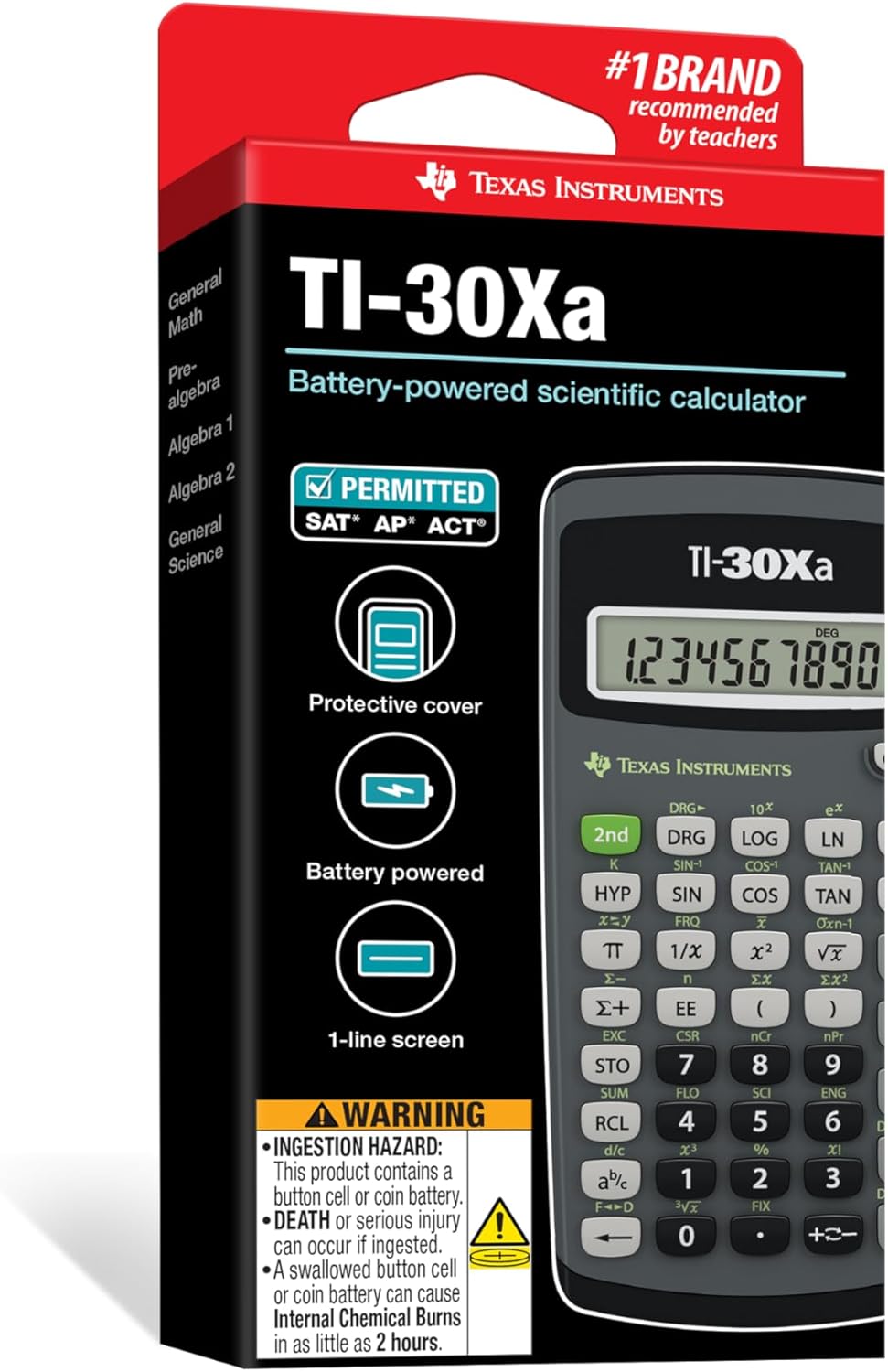 Texas Instruments TI-30Xa Scientific Calculator - Image 7