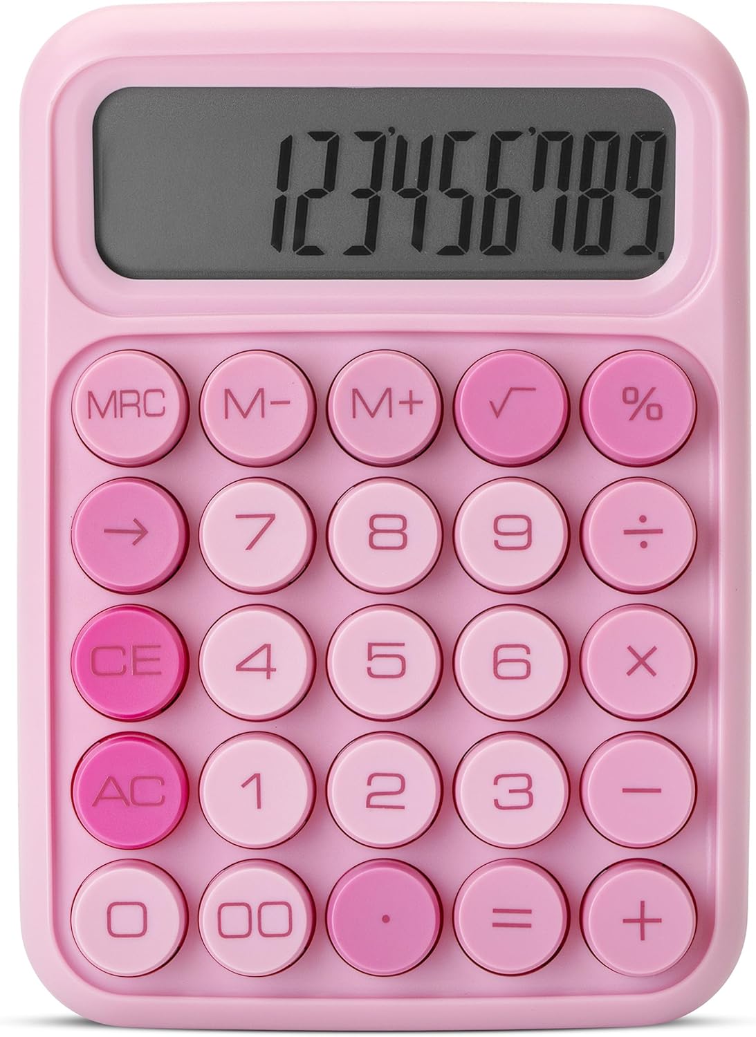 Mr. Pen- Mechanical Switch Calculator, 12 Digit Large LCD Display, Pink with Big Buttons, Mechanical Switch Calculator for Home, School, Office - Image 8