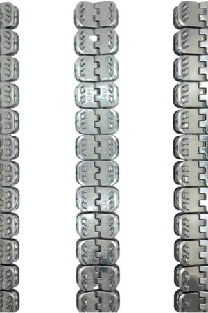24’’ stainless steel Conveyor belt fasteners with hinge pin 2 pairs in a box, industrial belt staple lacing (Belt thickness 3-5mm)