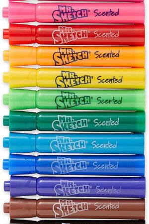 Mr. Sketch Scented Water Color Markers, 12 Color Set(20672)