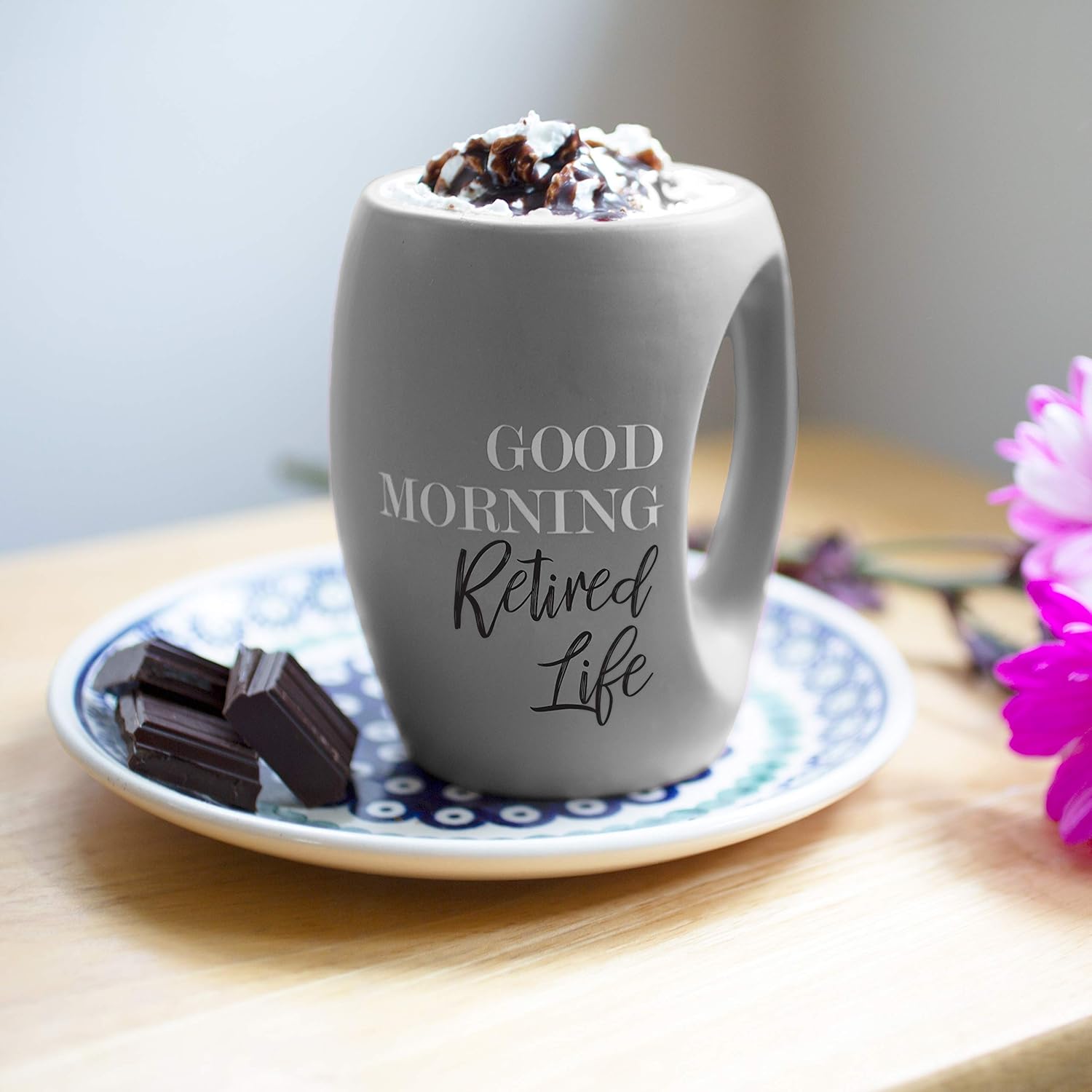 Pavilion Gift Company 16 oz Mug , Gray - Image 6