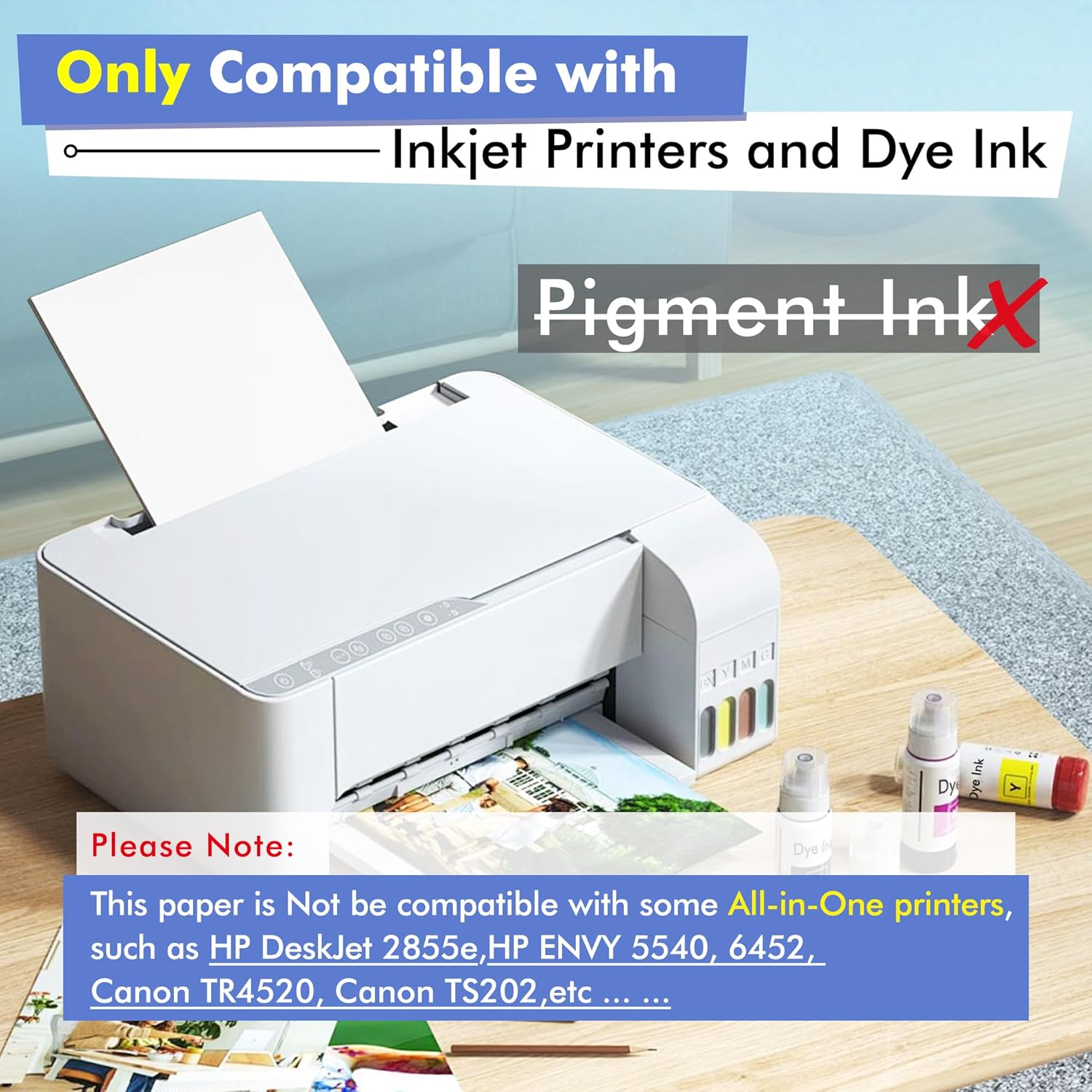 Koala Thick Photo Paper Double-sided Glossy Heavyweight Paper 8.5X11 Inches 80LB 100 Sheets 300GSM Cardstock Compatible with Inkjet Printer - Image 3