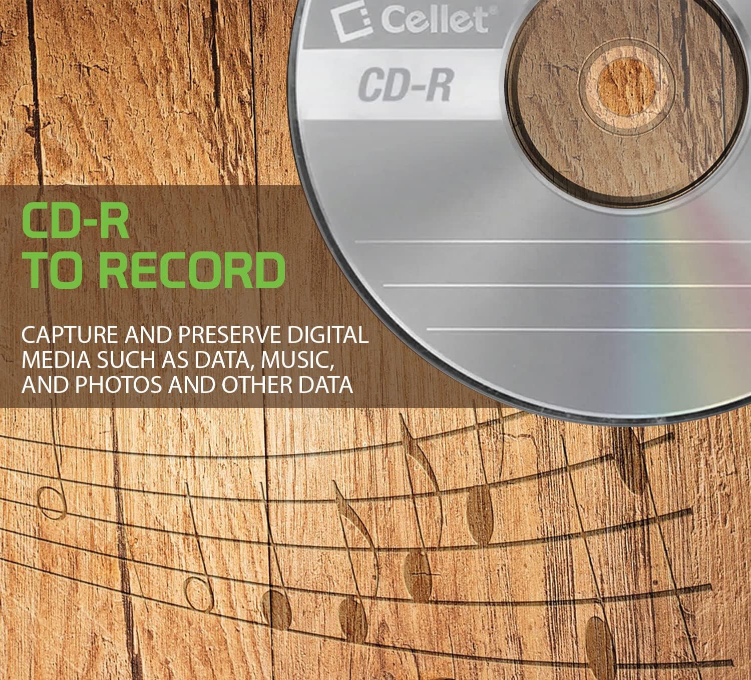 Cellet 5-Pack 700MB 80 Min for Data, Music, Photos - Image 3