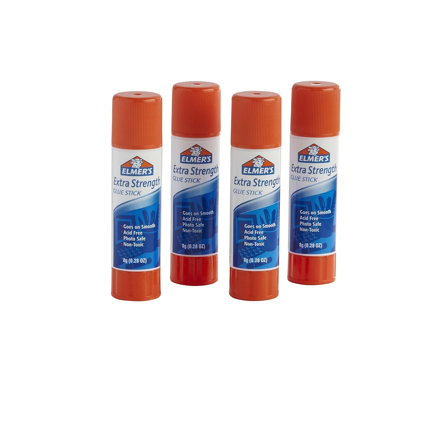 Elmer's Extra Strength Glue Sticks, Washable, 8 Grams, 4 Count - Image 3