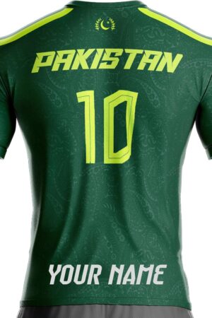 Pakistan Football Jersey PK-124 Microfibre Breathable Gift Clothing Flag