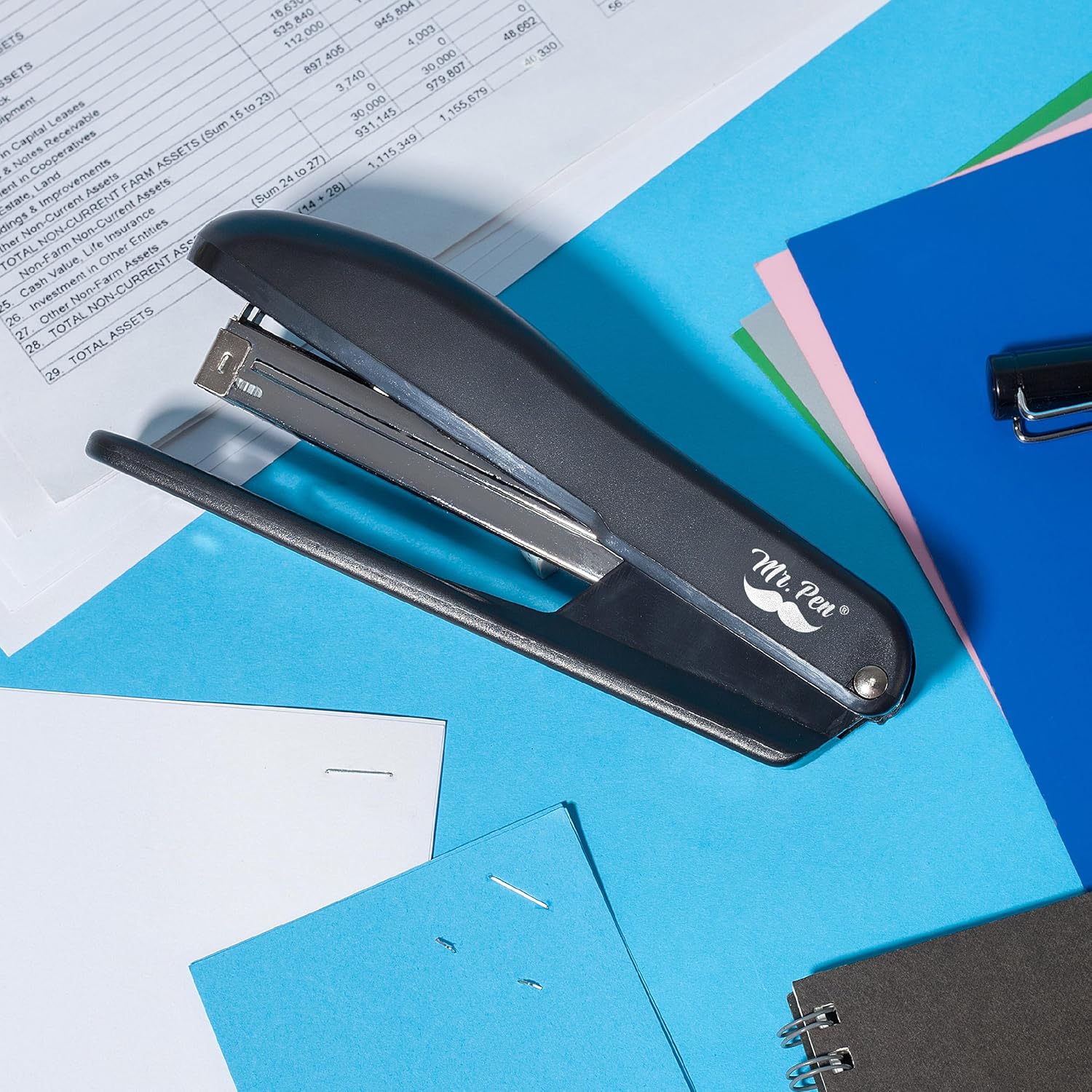 Mr. Pen- Office Stapler with Staples, 2 Pack, 200 Staples 1/4", 20 Sheet Capacity, Desktop Stapler for Students, Office Supplies, Ergonomic Design for Comfortable Use, Jam-Free - Image 6