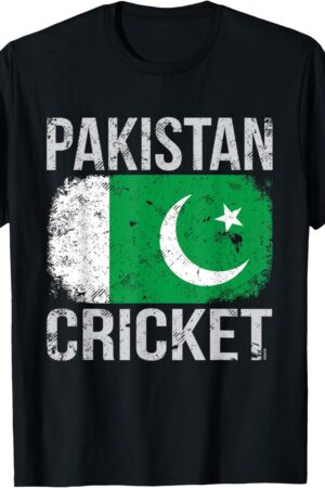 Pakistan Cricket, Pakistani Flag Cricket T-Shirt T-Shirt