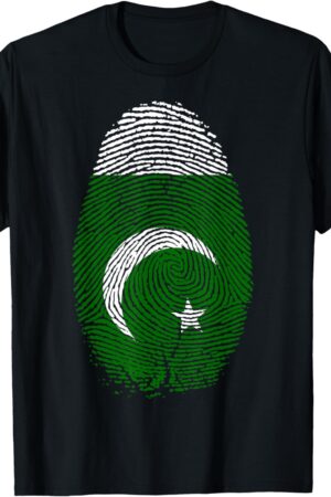 Pakistan Flag Fingerprint It is in my DNA Gift for Pakistani T-Shirt